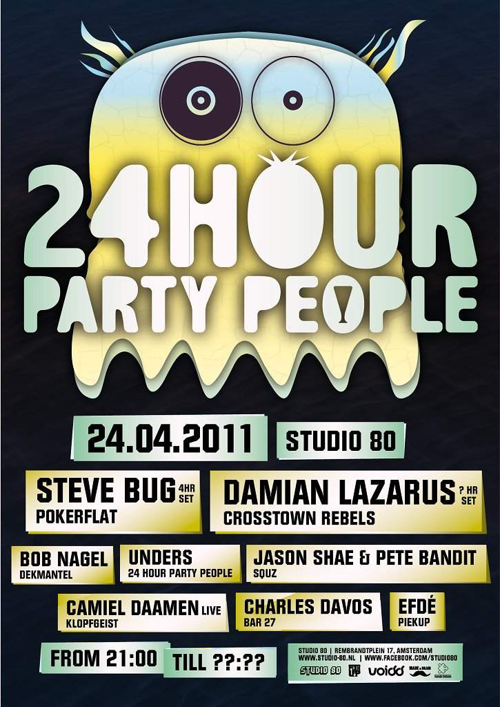 24 Hour Party People - Easter Edition - Página frontal