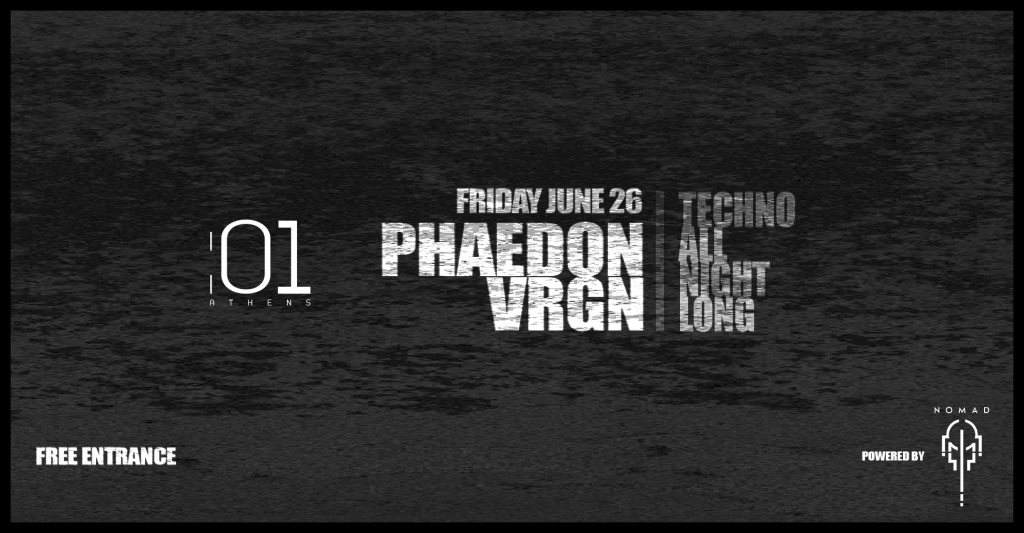 Techno All Night Long with Phaedon & VRGN - Página frontal