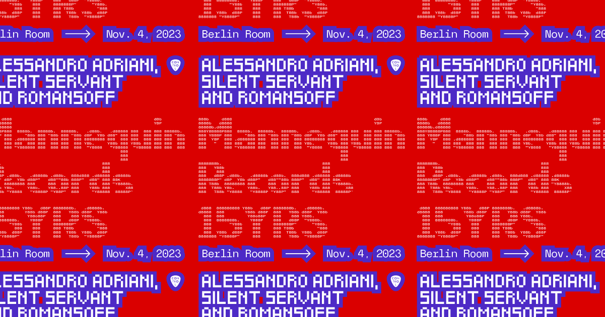 Mannequin Records 15 Years with Alessandro Adriani, Silent Servant, Romansoff - フライヤー表