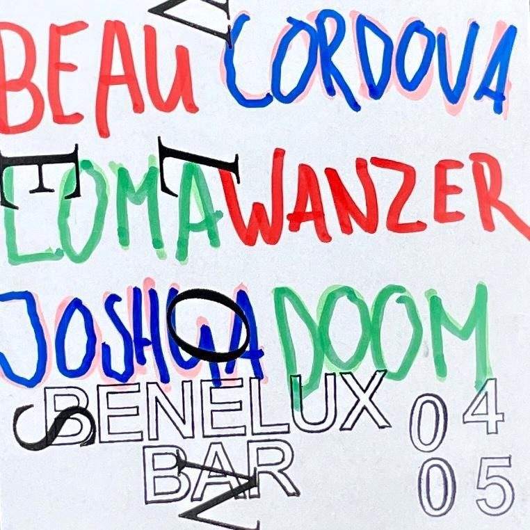 Joshua Cordova, Loma Doom, Beau Wanzer - Página frontal