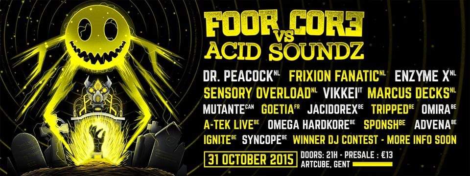 Foorcore VS Acid Soundz - Página frontal