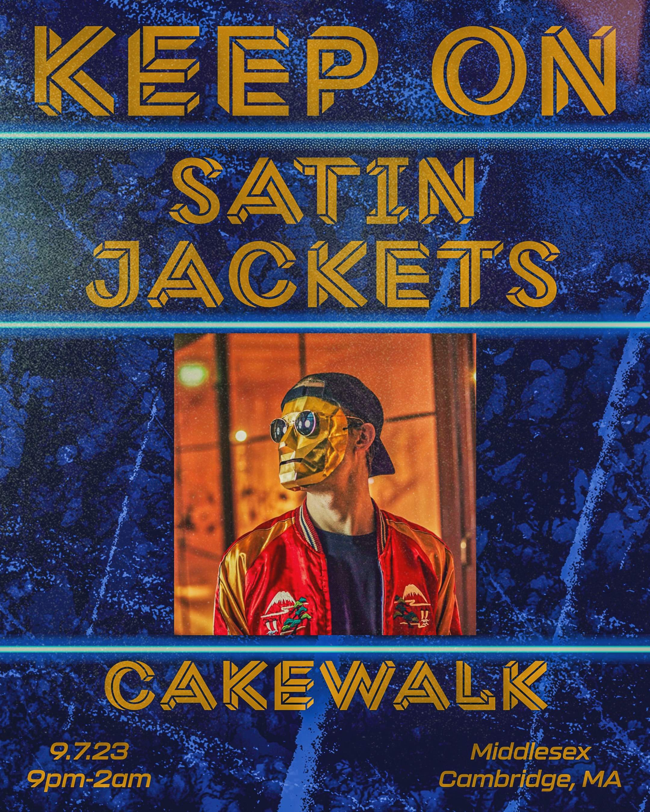 KEEP ON - Satin Jackets  / CAKEWALK - Página frontal