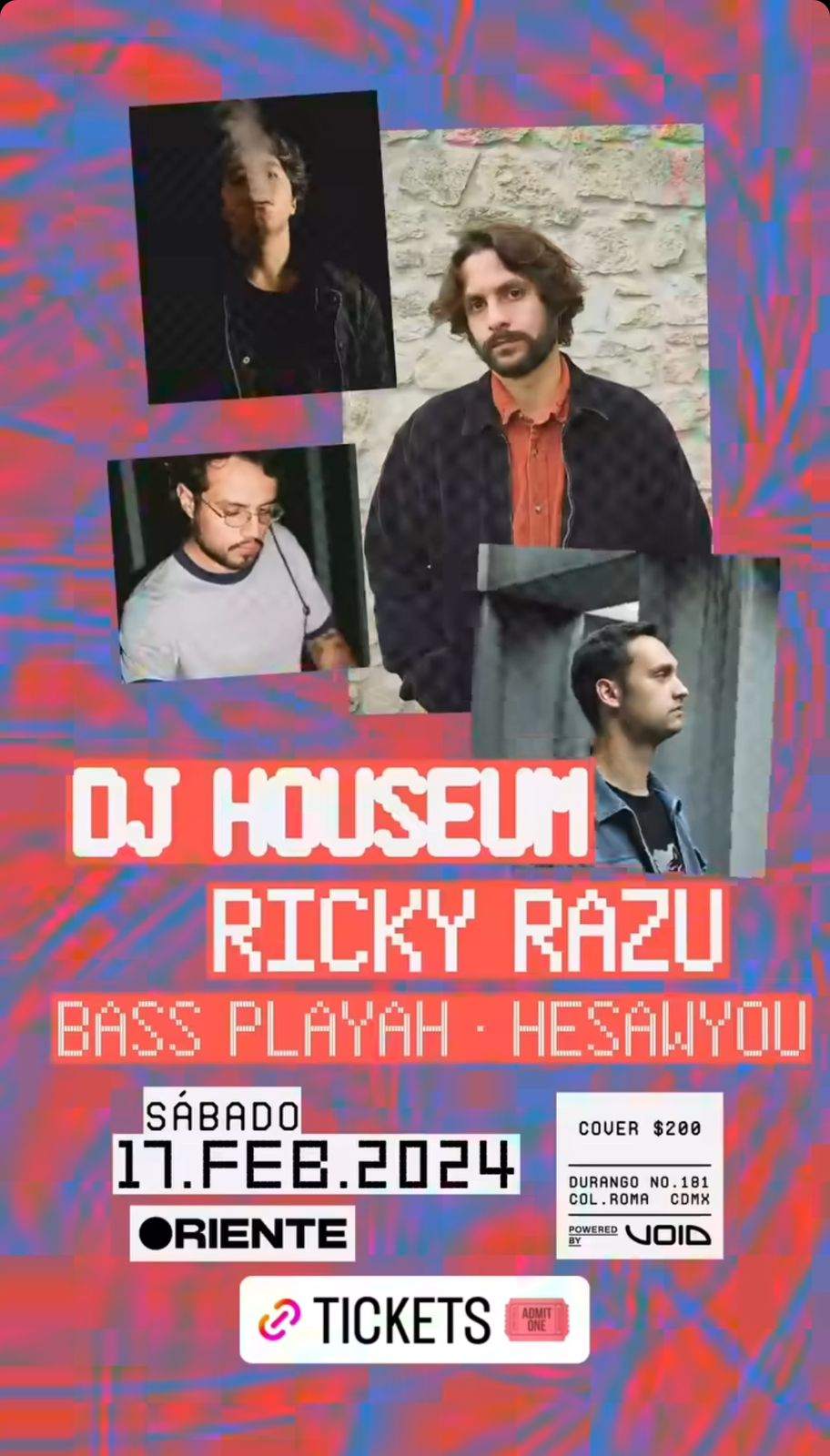 DJ Houseum, Ricky Razy & more - フライヤー表