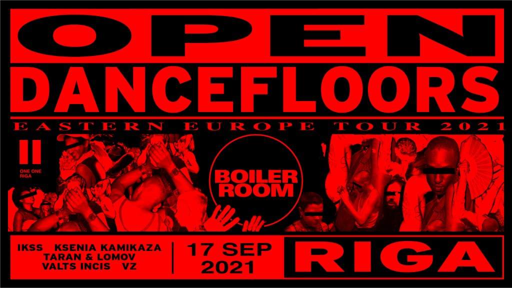 Boiler Room: Open Dancefloor X Riga - Página frontal