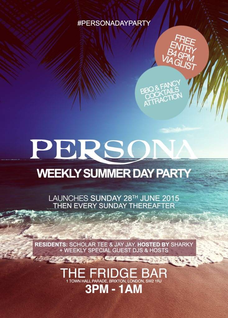 Persona Weekly Summer Day Party - Week 2 - Página frontal
