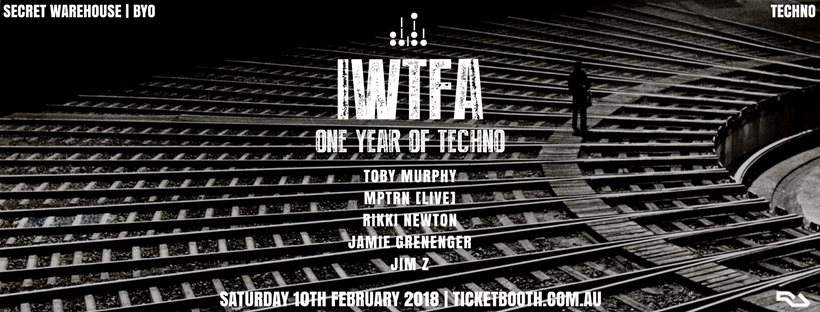 Iwtfa - One Year Of Techno - Página frontal
