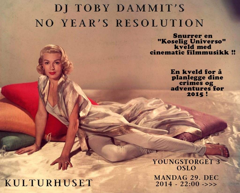 Toby Dammit's No Year's Resolution - フライヤー表