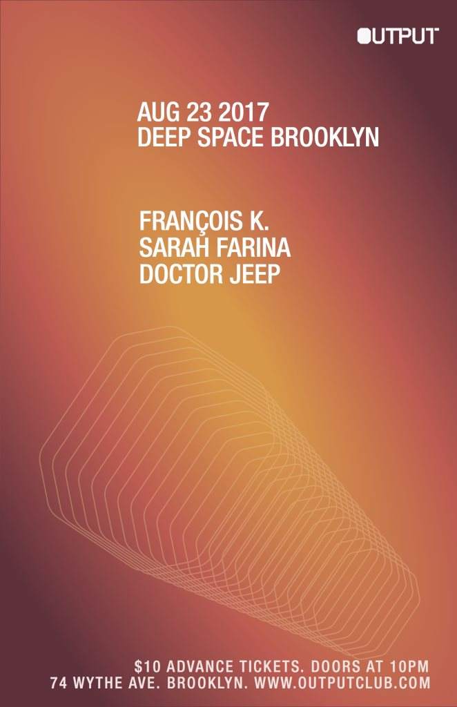 Deep Space Brooklyn - François K/ Sarah Farina/ Doctor Jeep - Página frontal