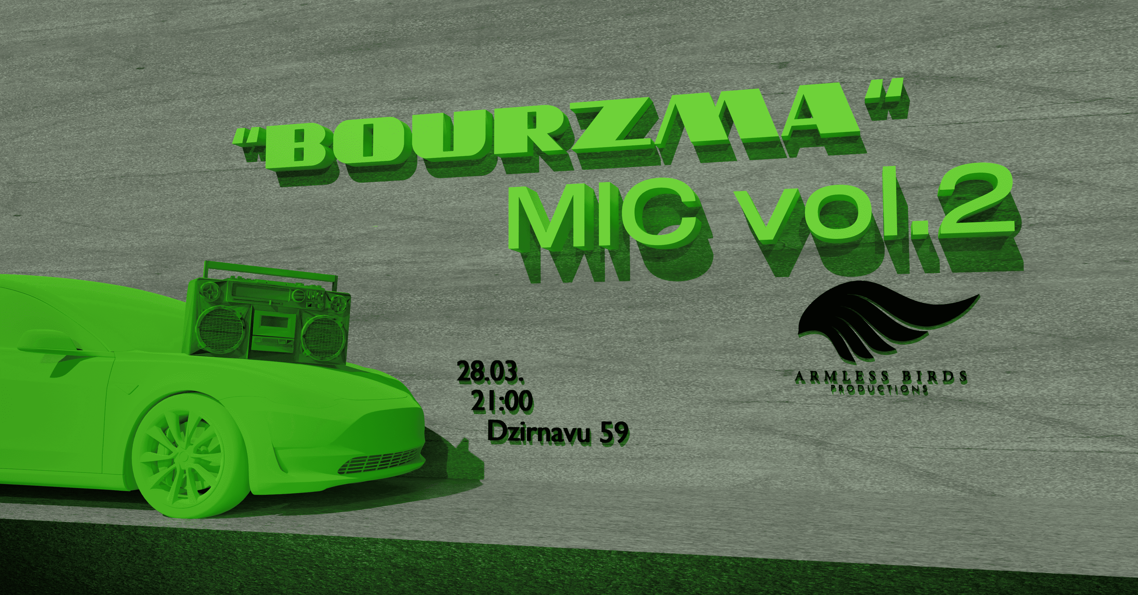 Bourzma MIC vol.2 - フライヤー表