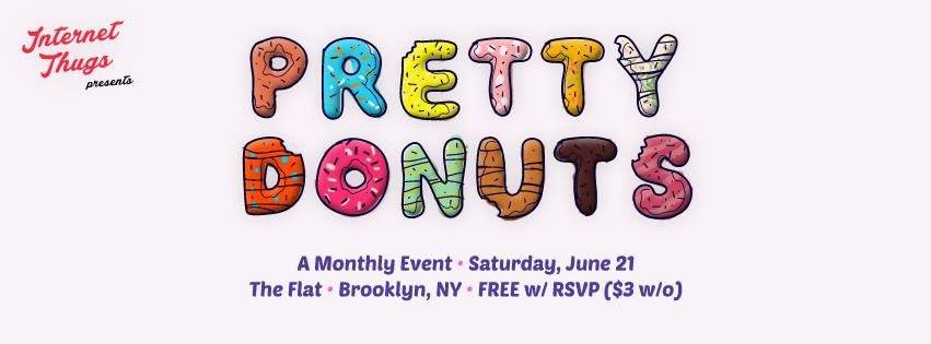 Pretty Donuts - June 2014 - フライヤー表