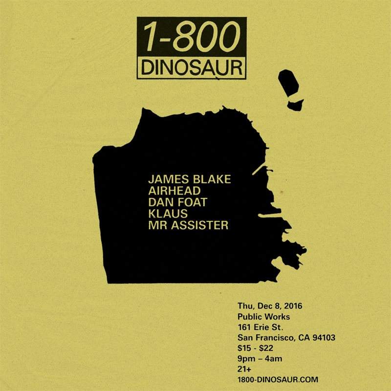 1-800 Dinosaur - フライヤー表