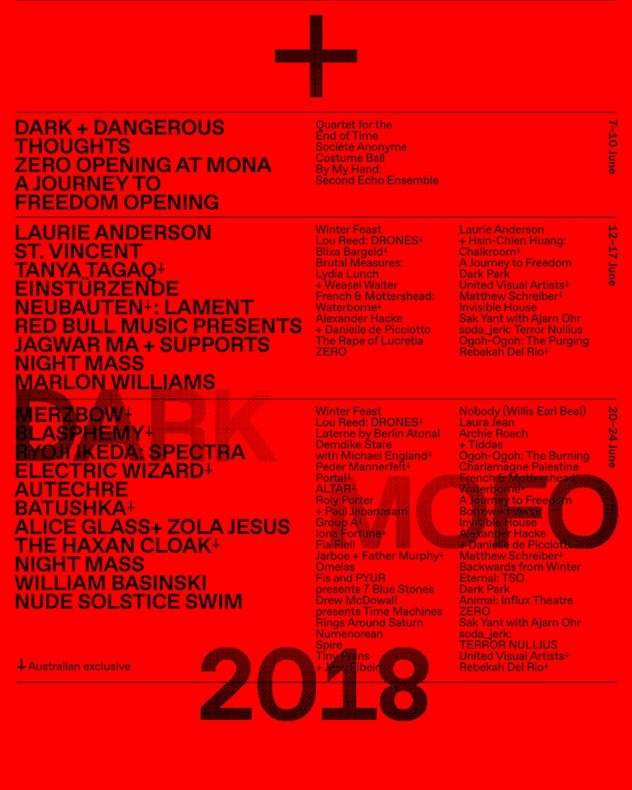 Dark Mofo 2018 - Página frontal