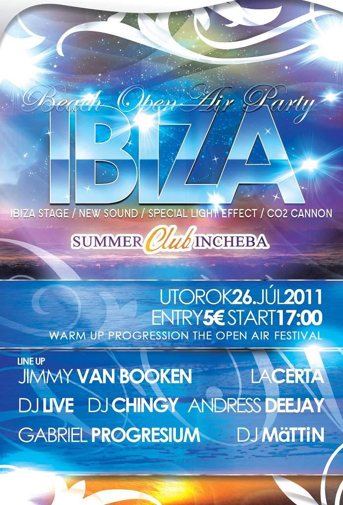 Ibiza Beach Party - Open Air - Página frontal