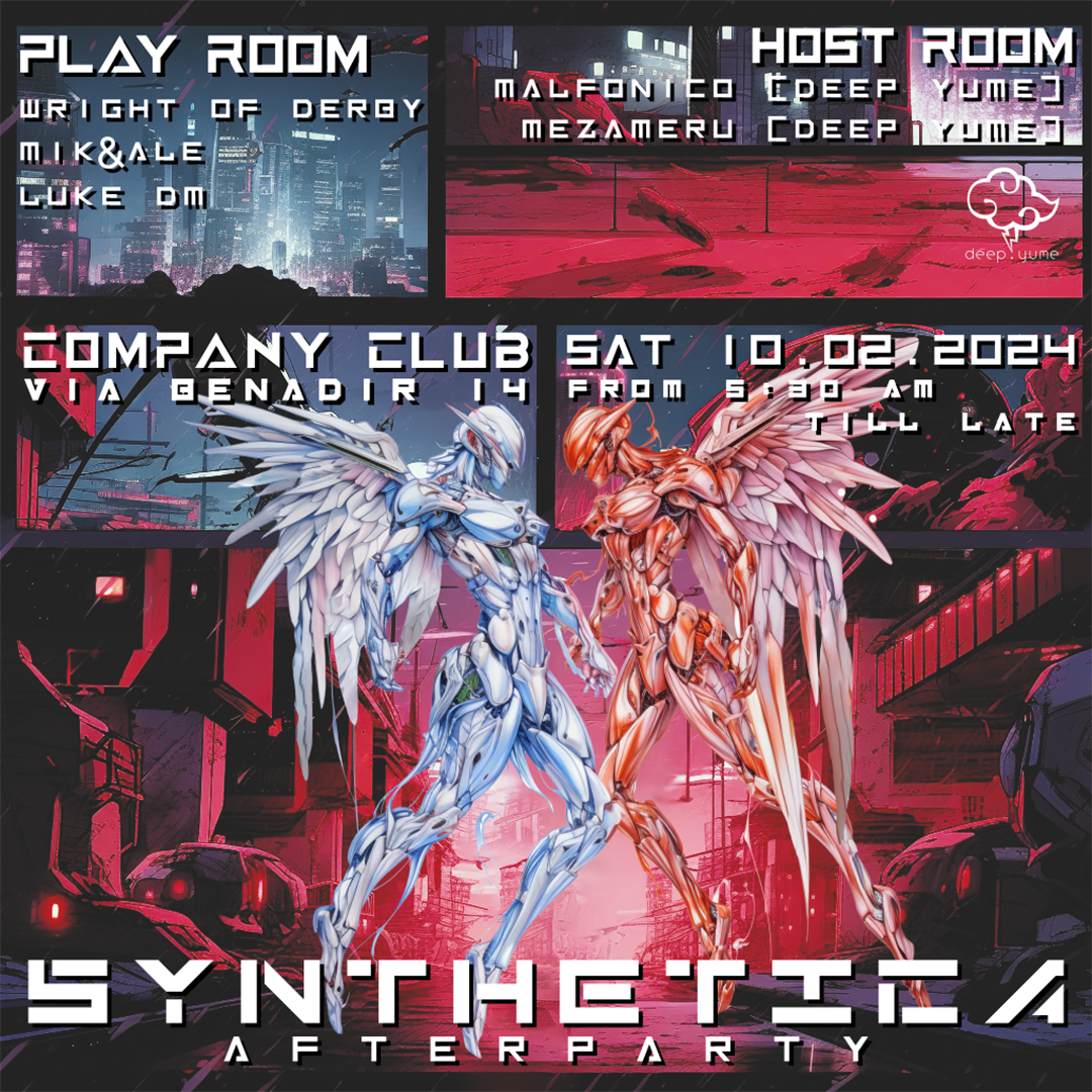 SYNTHETICA AFTERPARTY - フライヤー表