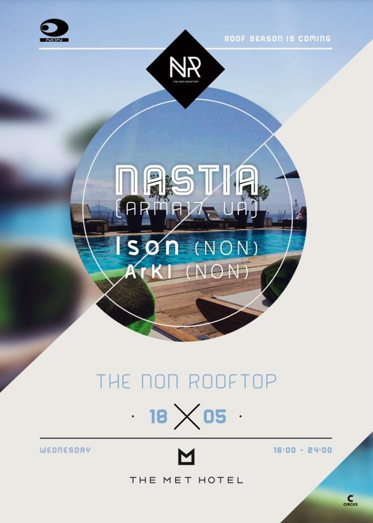 The Non Rooftop with Nastia, Ison & Arki - Página frontal