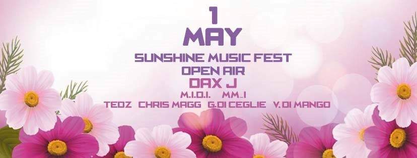 Sunshine Music Fest - フライヤー表