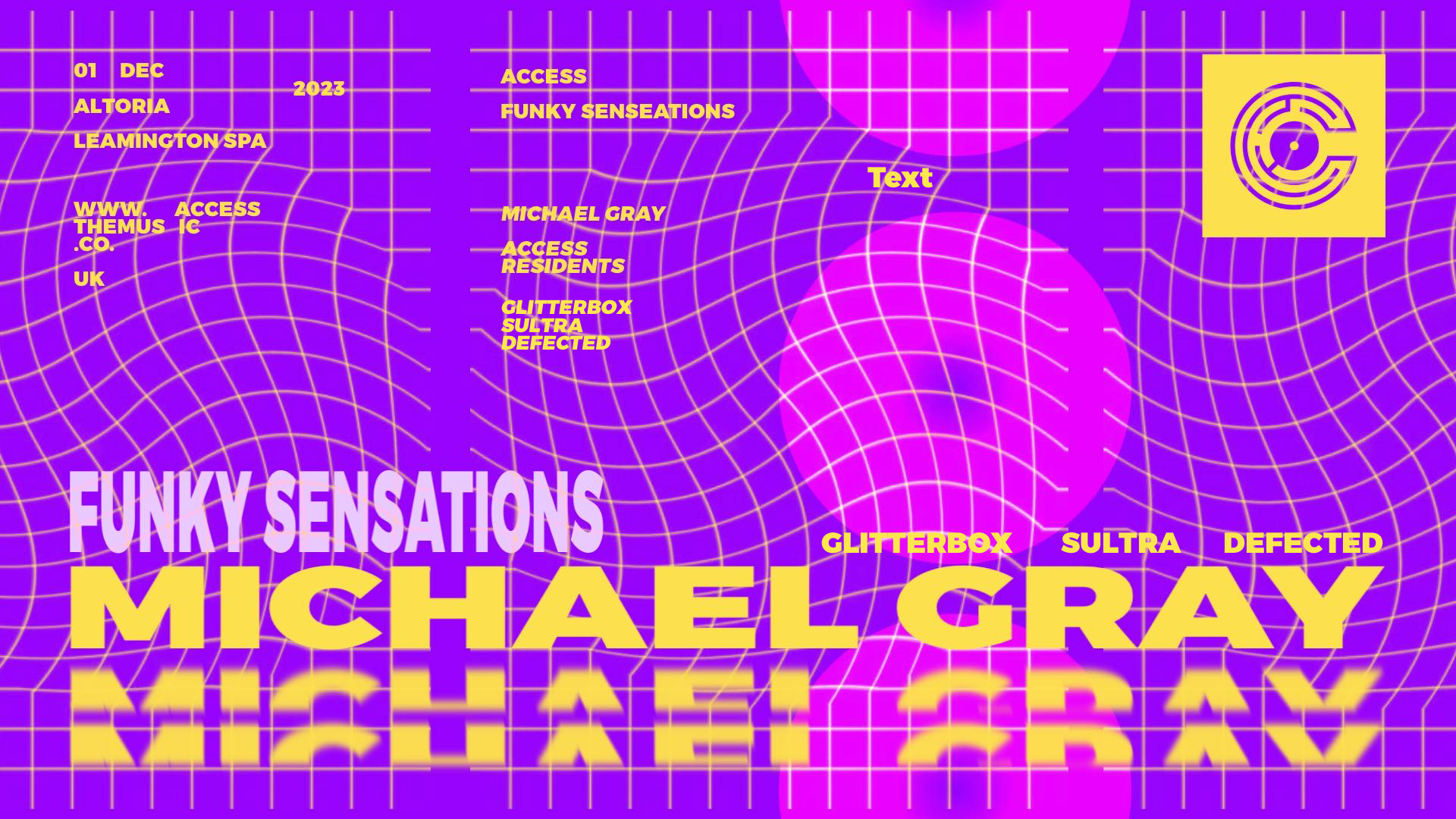 Access: Funky Sensations with Michael Gray - Página frontal