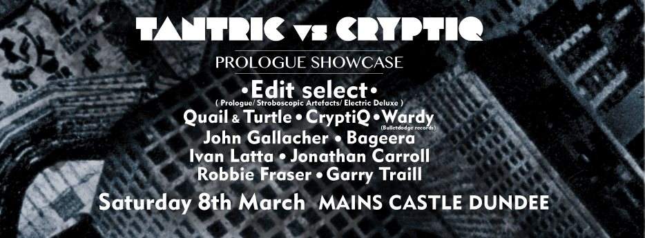 Tantric vs Cryptiq All Day Party with Edit Select - Quail & Turtle + Guests - Página trasera