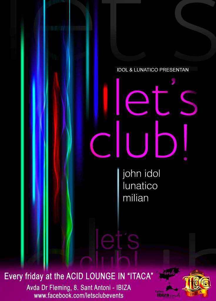 Let's Club - Página frontal
