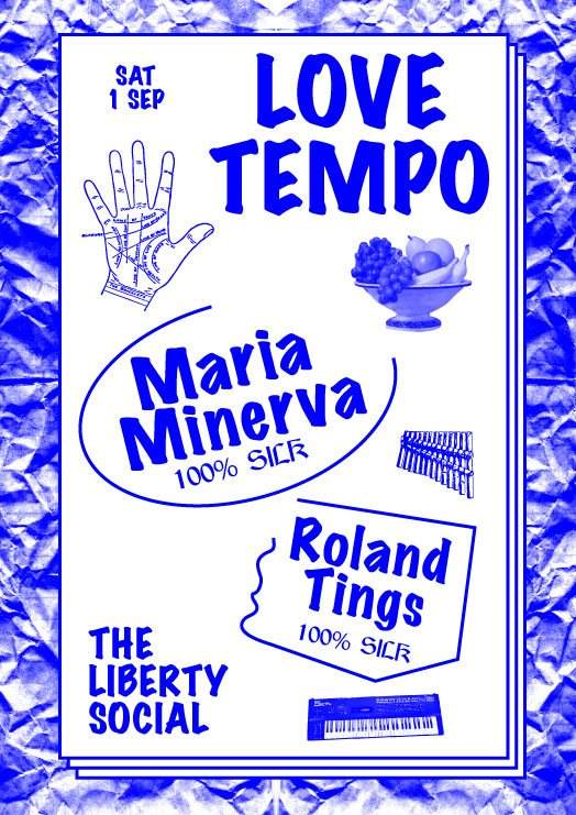 Love Tempo presents Maria Minerva and Roland Tings - Página frontal