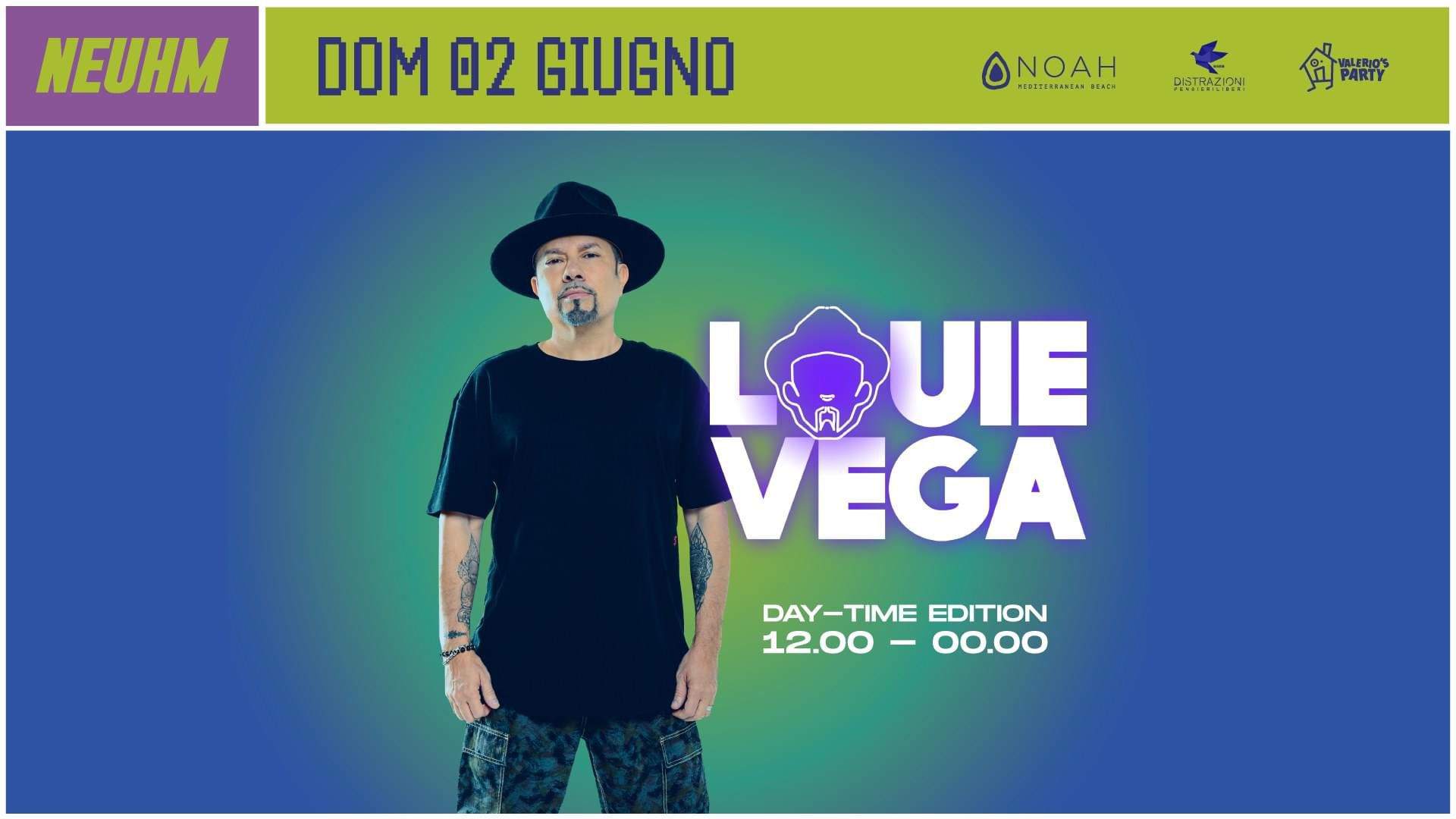 NEUHM Daytime with Louie Vega - Página frontal