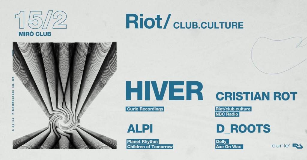 Riot/ Club.Culture presents: Hiver - Página frontal