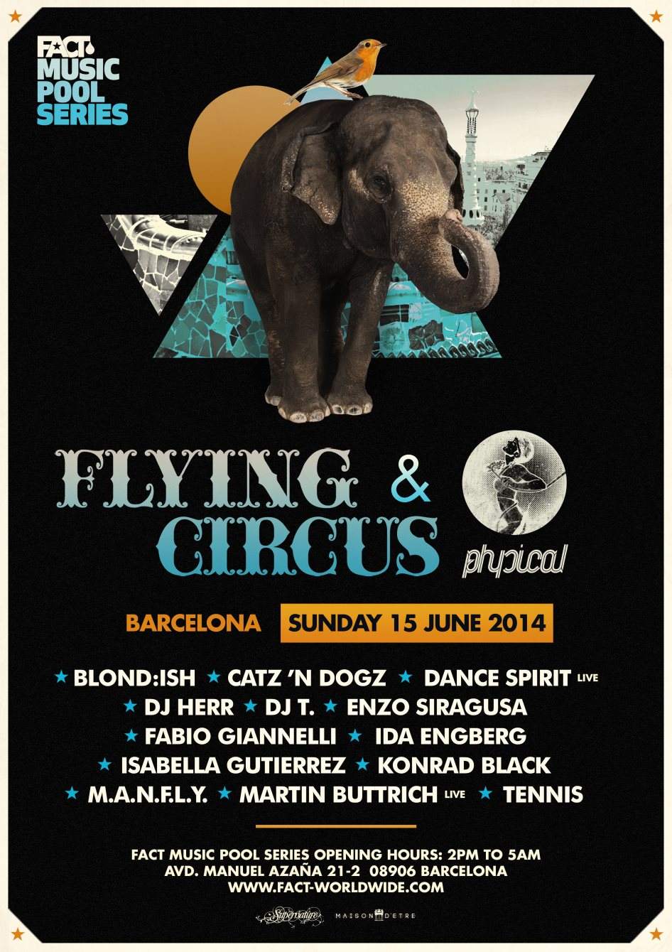 Get Physical vs Flying Circus (Day & Night) - Página frontal