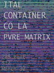 Ital, Container & CO LA - フライヤー表