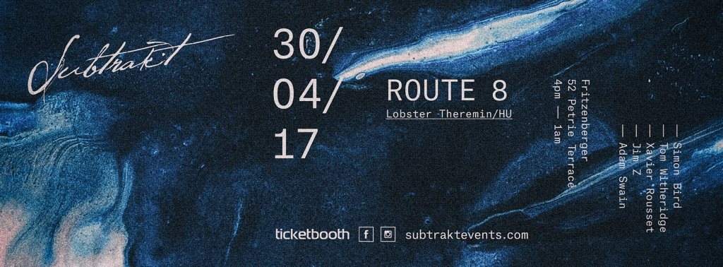 Subtrakt presents: Route 8 - Página frontal