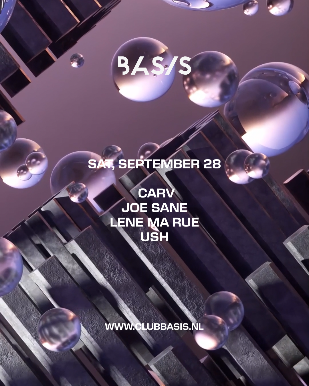 BASIS/ CARV/ JOE SANE/ Lene Ma Rue/ USH at BASIS, Utrecht