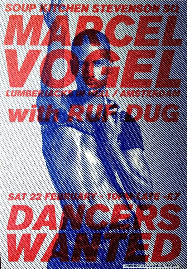 Dancers Wanted for Marcel Vogel with Ruf Dug - Página frontal