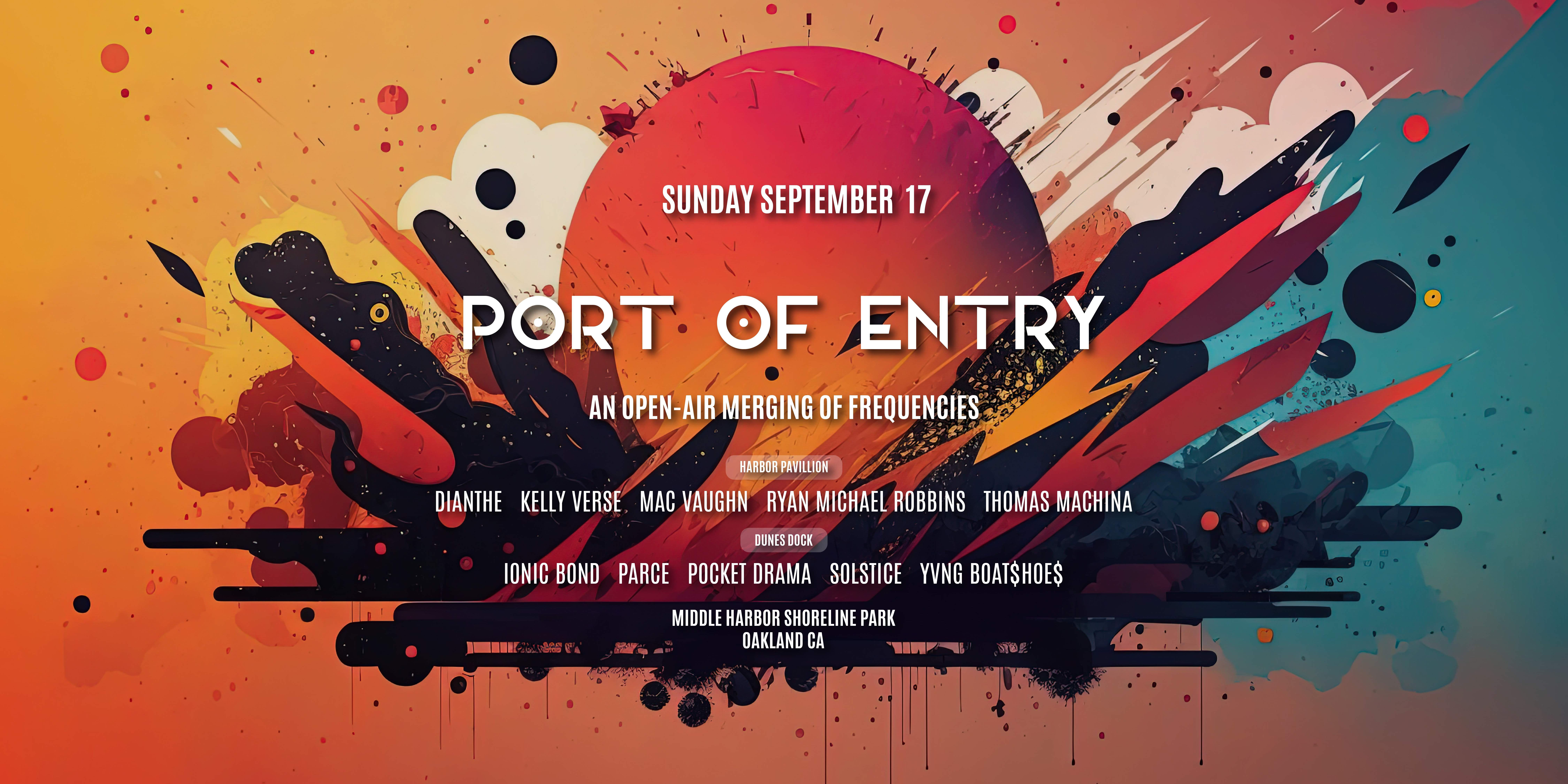 Port of Entry - フライヤー表