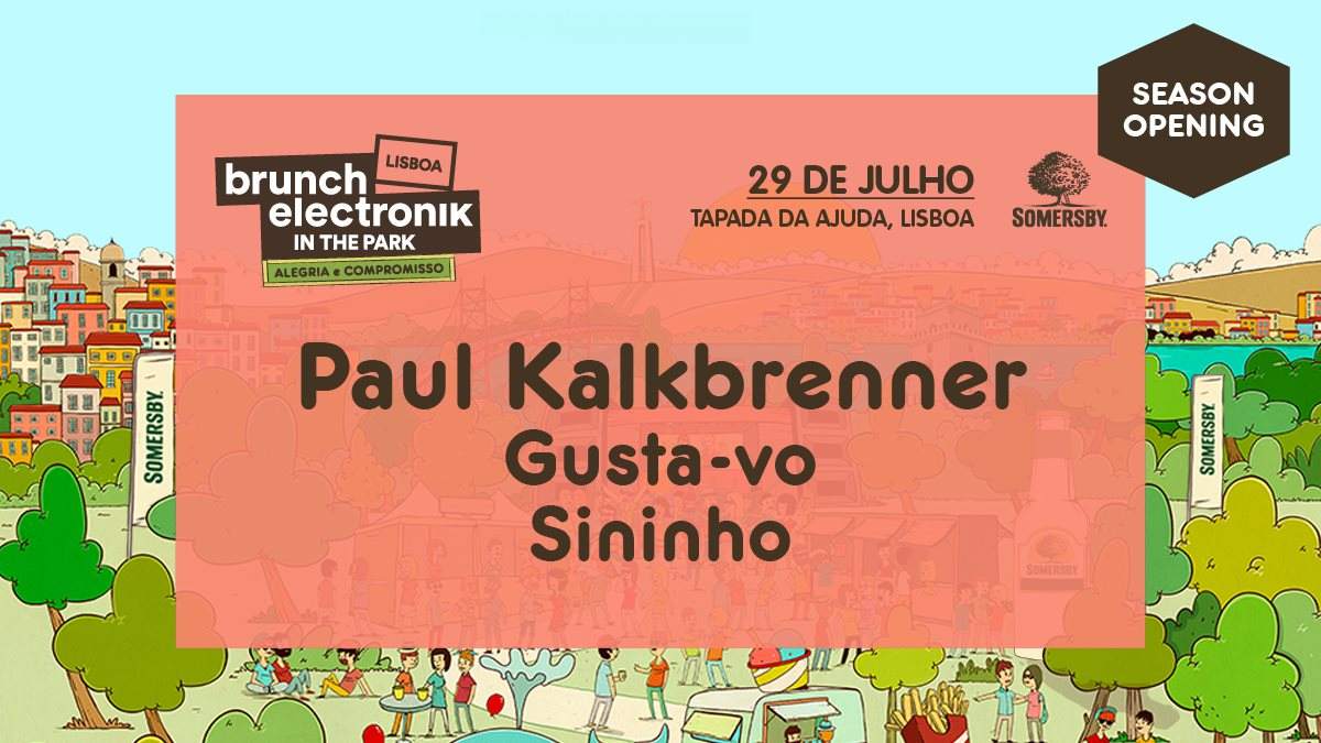 Brunch Electronik Lisboa #1 Season Opening: Paul Kalkbrenner, Sininho, Gusta-vo - フライヤー裏