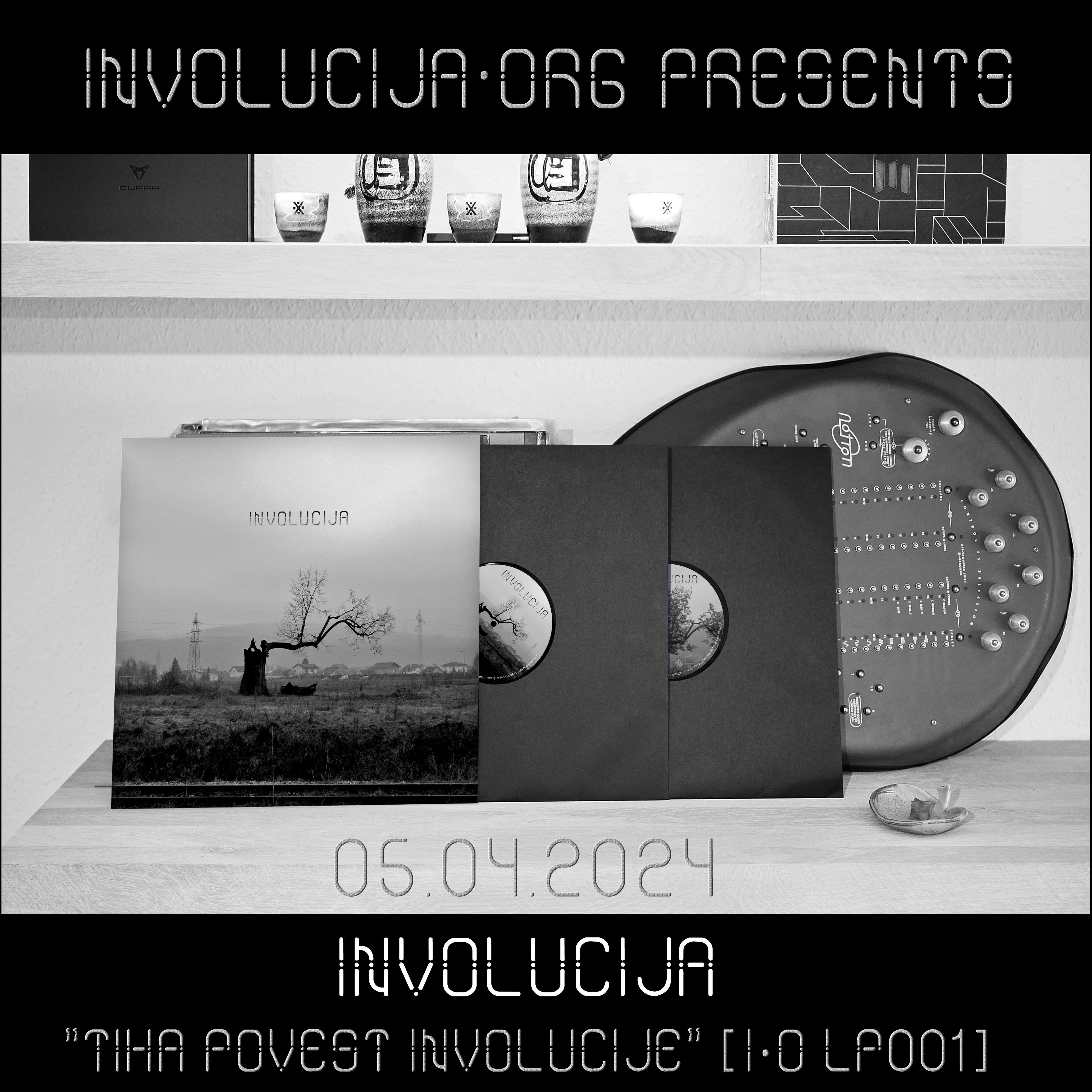 Involucija (live) record release show with Berlin Bunny, Eyes Dice + Philipp Strobel - Página trasera