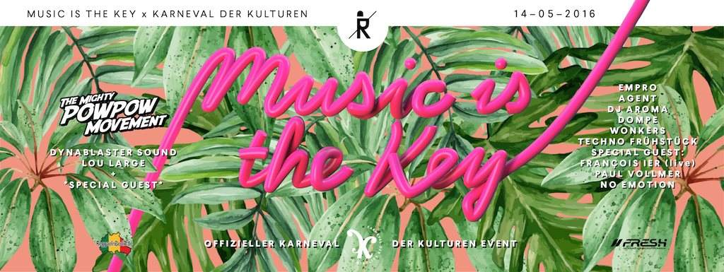Music Is The Key x Karneval der Kulturen - Página frontal
