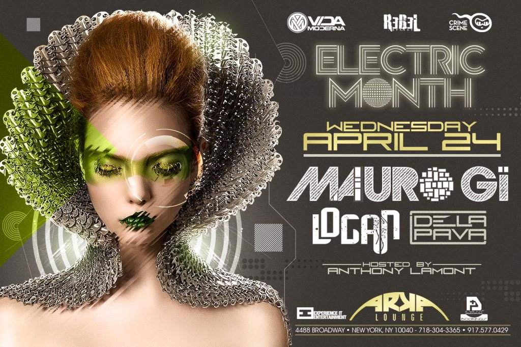 Mauro Gi at Arka Lounge (Electric-Month) - Página frontal