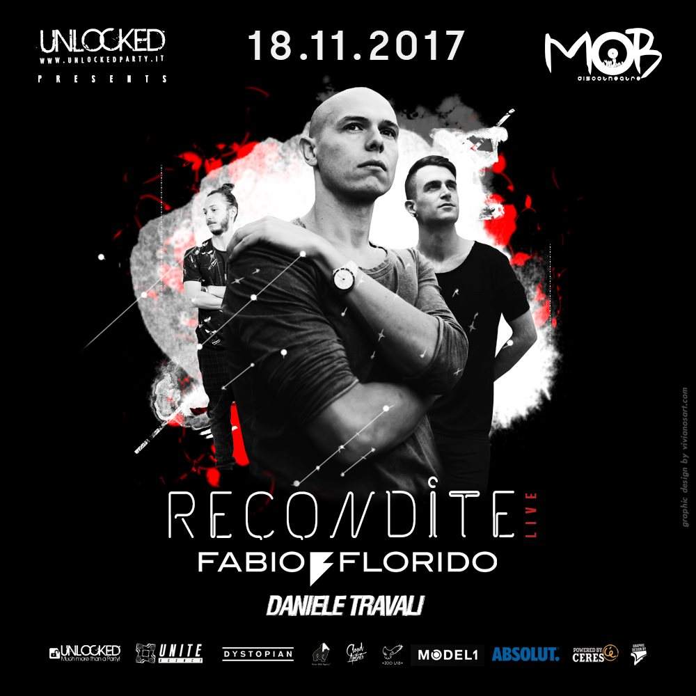 Unlocked presents: Recondite Live /Fabio Florido/Daniele Travali - Página frontal