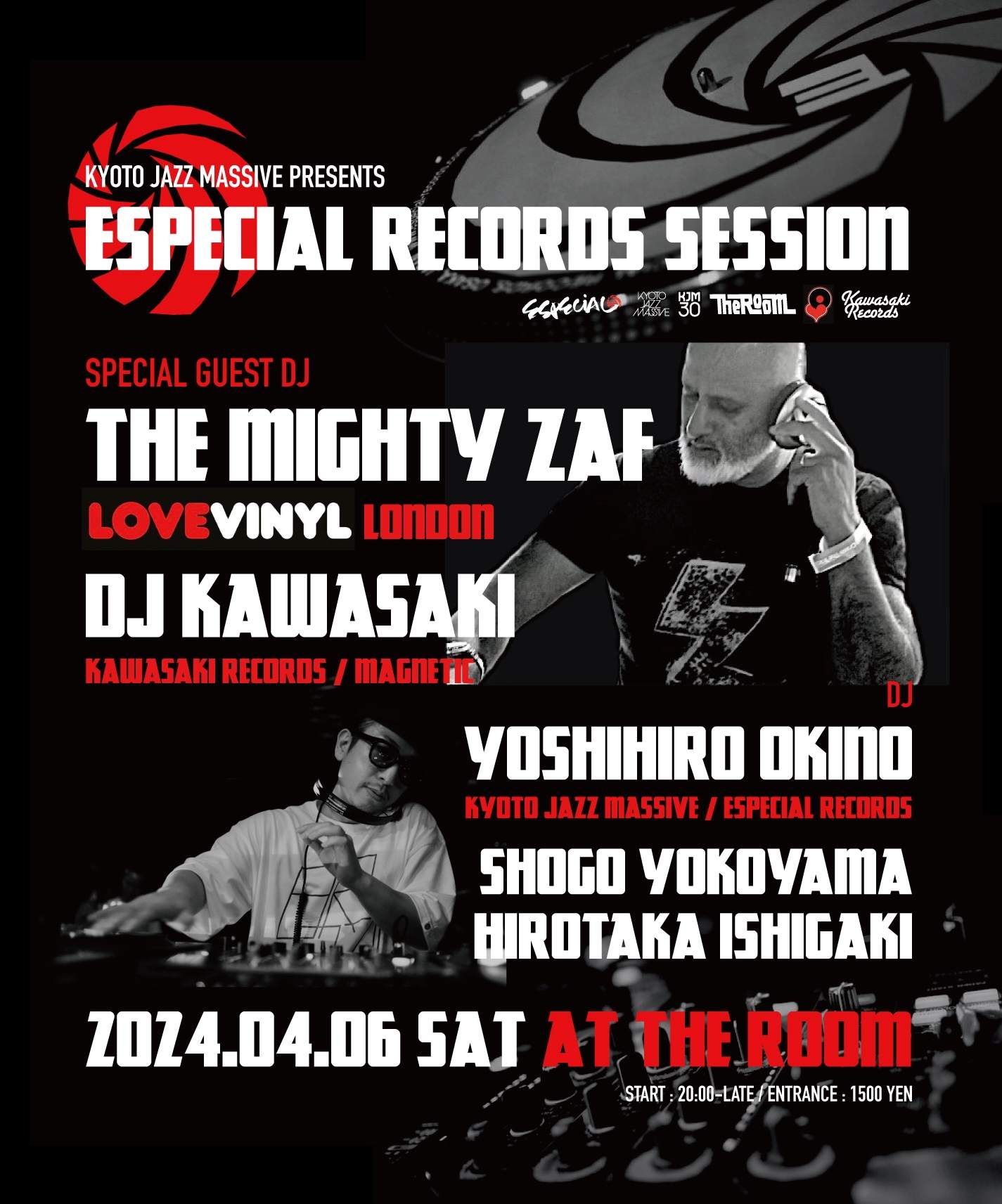 ESPECIAL RECORDS SESSION at The Room, Tokyo