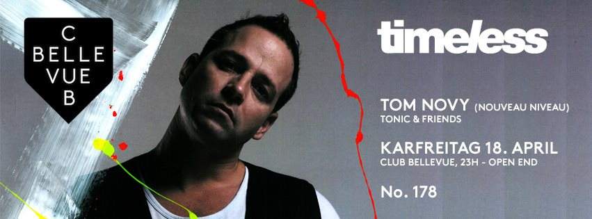 TOM Novy - Timeless - Club Bellevue - Karfreitag - Página frontal