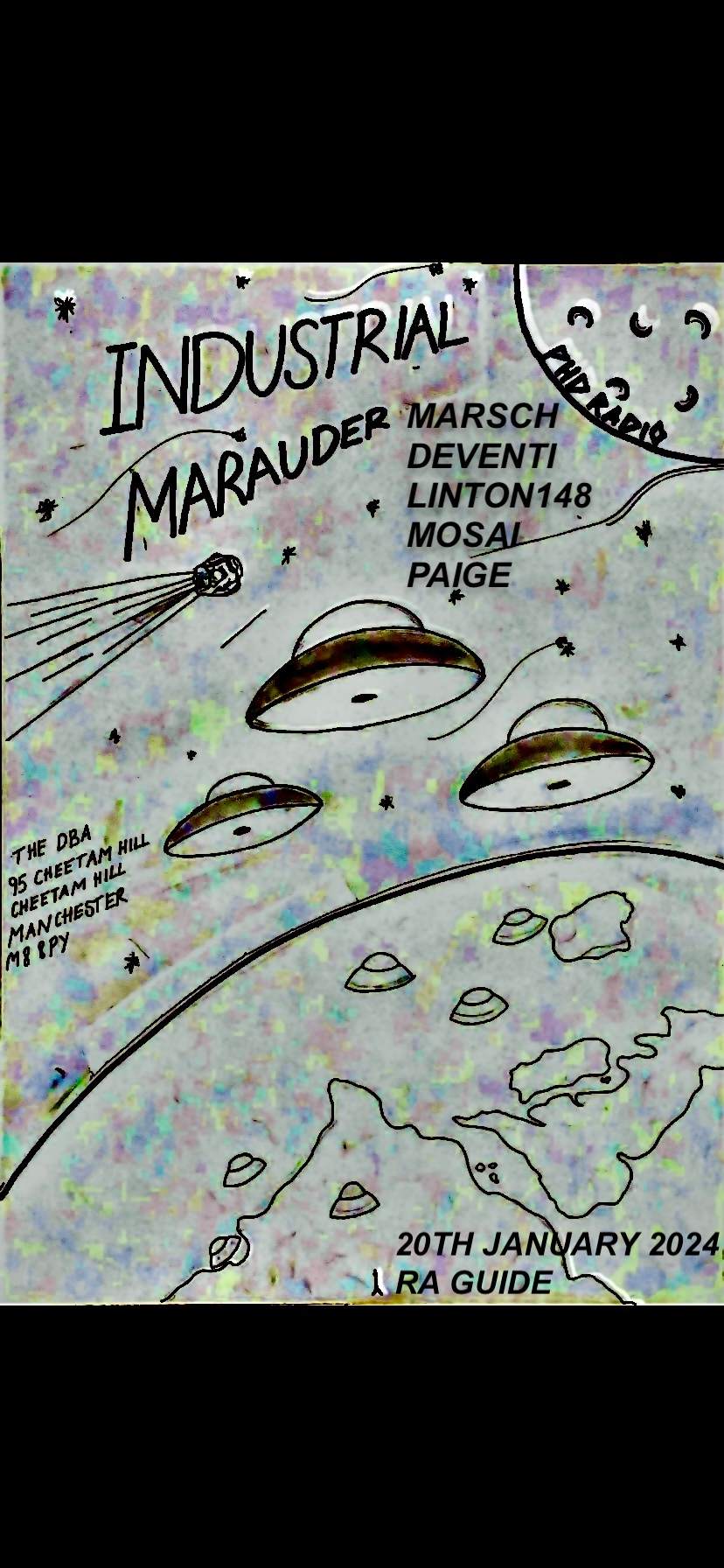 PHD PRESENTS-INDUSTRIAL MARAUDER en The DBA, Manchester
