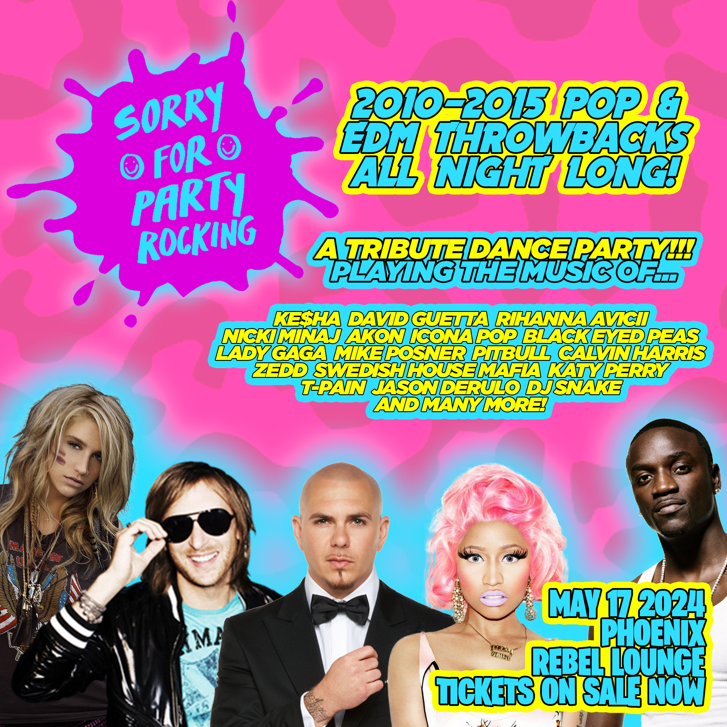 Sorry For Party Rocking (2010-2015 Pop & EDM All Night Long) at The ...