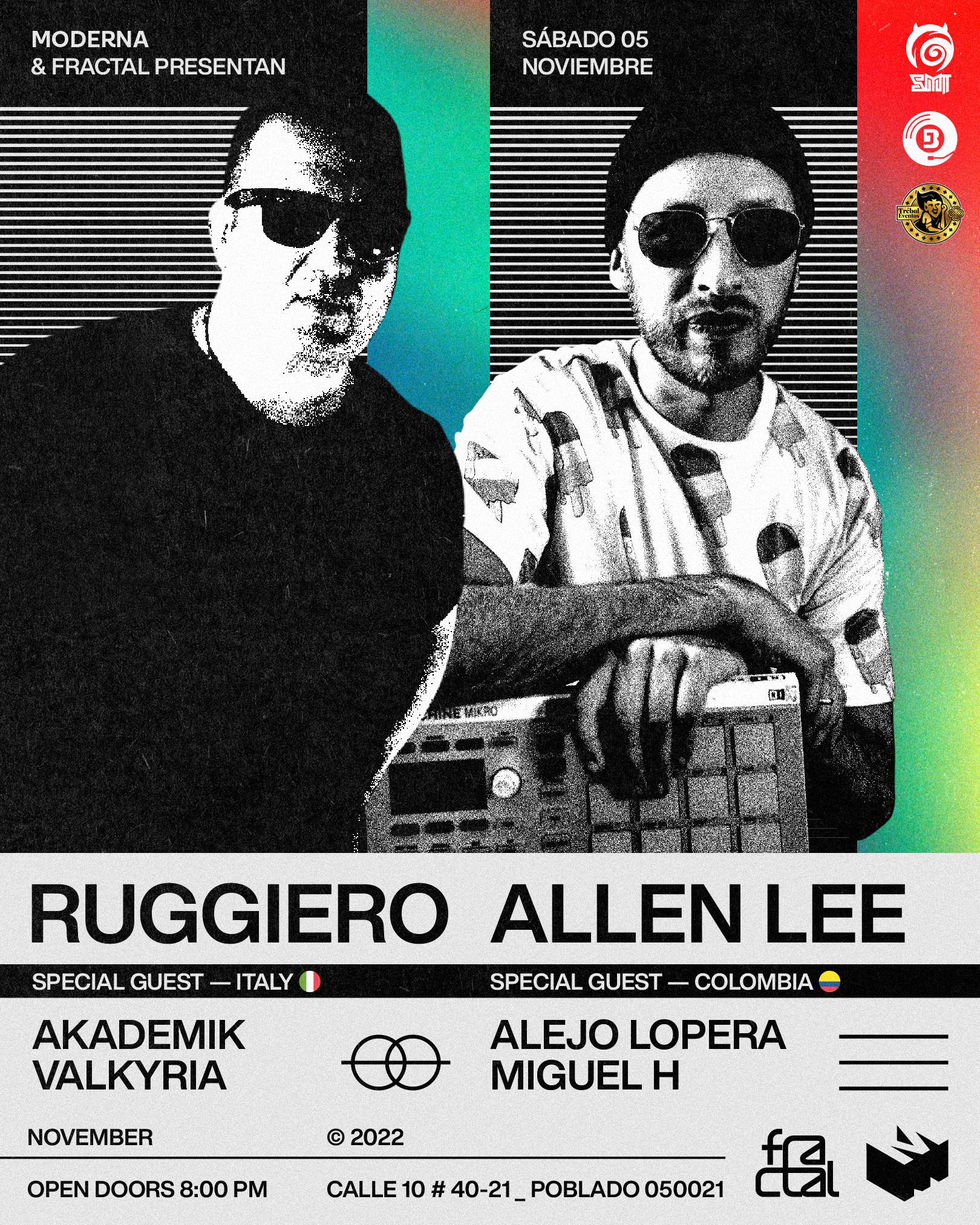 Fractal Pres. Ruggiero, Allen Lee at Moderna, Medellin