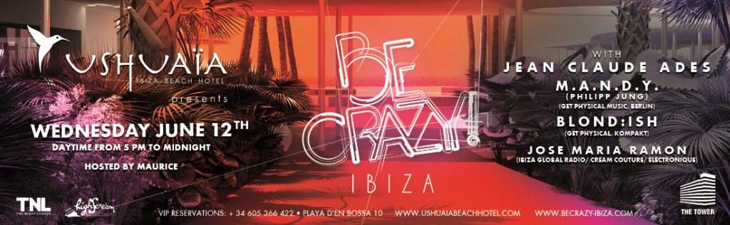 Be Crazy Ibiza Summer 2013 - Página frontal