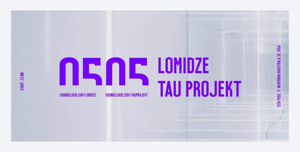 Lomidze & TAU Projekt - フライヤー表