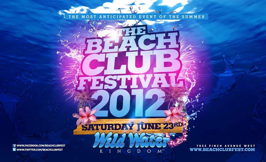 Beach Club Fest 2012 - フライヤー表