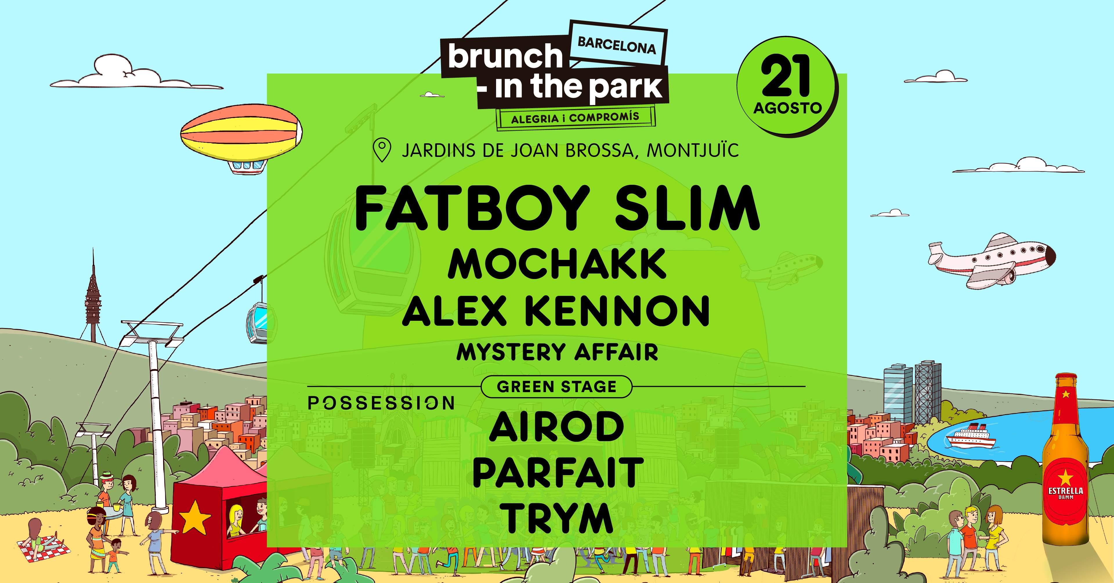*SOLD OUT* Brunch-In the Park #7: Fatboy Slim, Mochakk, Mystery Affair + Possession Showcase - フライヤー裏