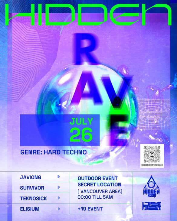 Hidden Rave at TBA, Vancouver