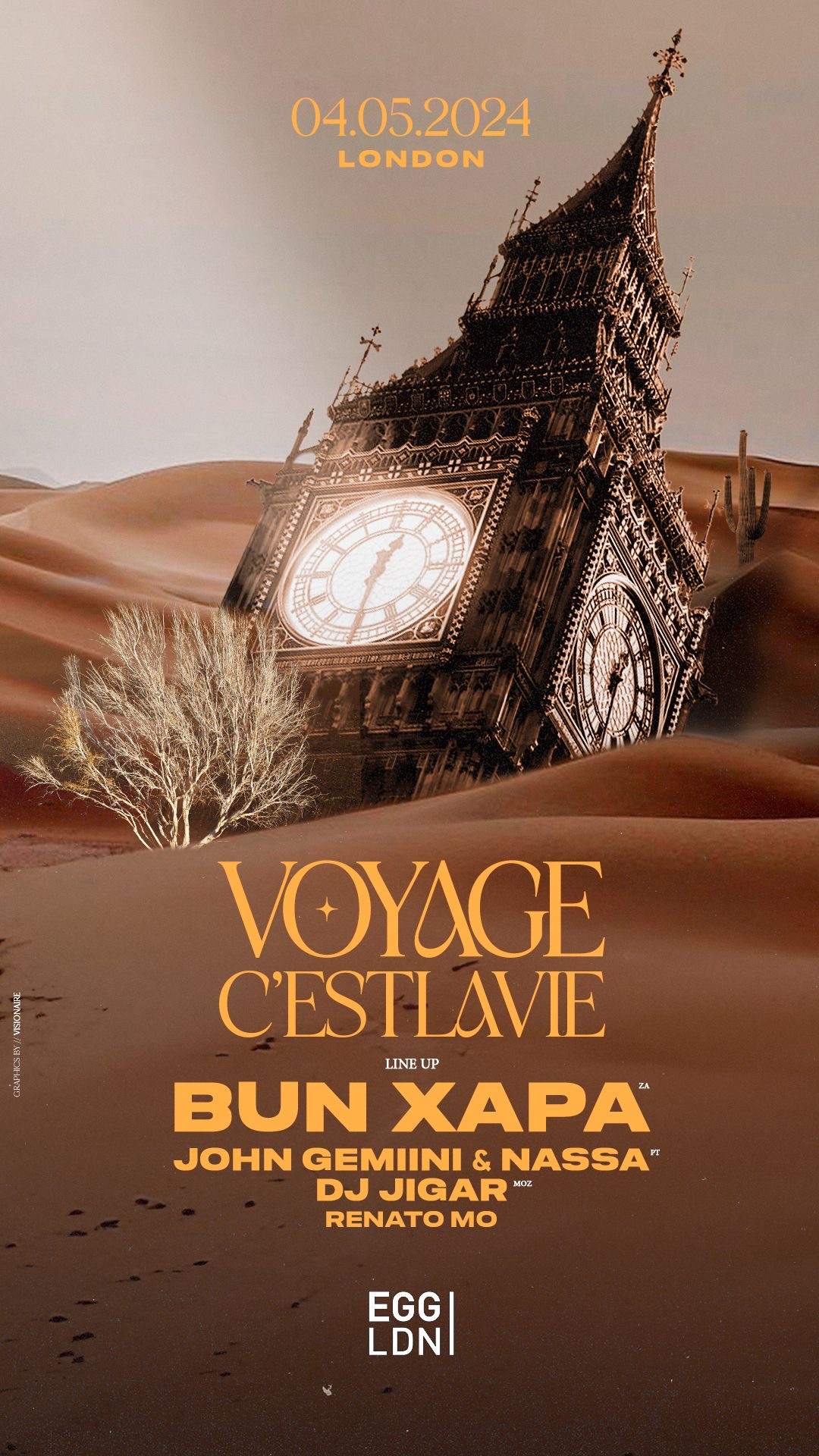 VOYAGE C´EST LA VIE x BUNXAPA - Página trasera
