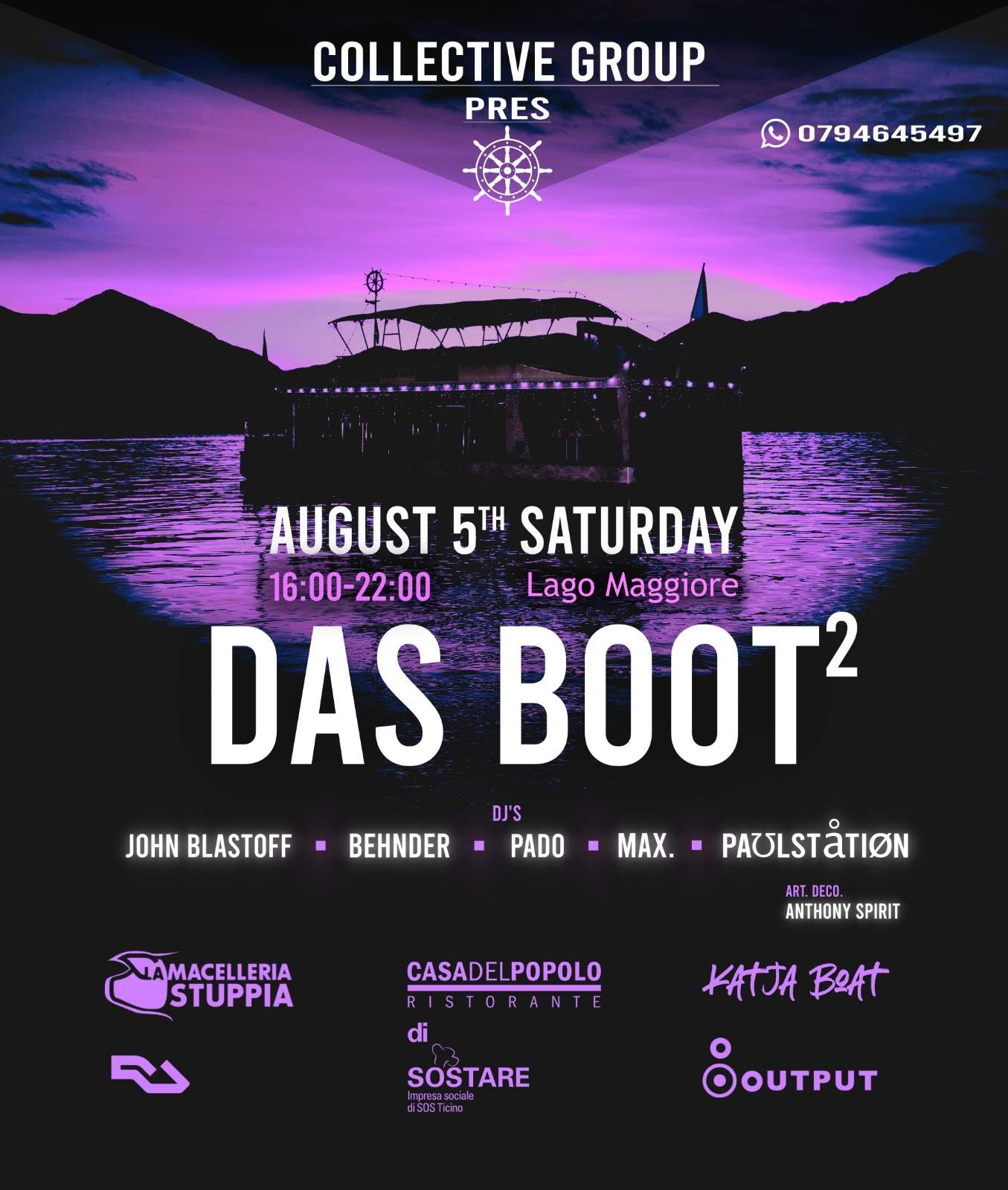 DAS BOOT 2 at TBA - Katja Boat, Switzerland