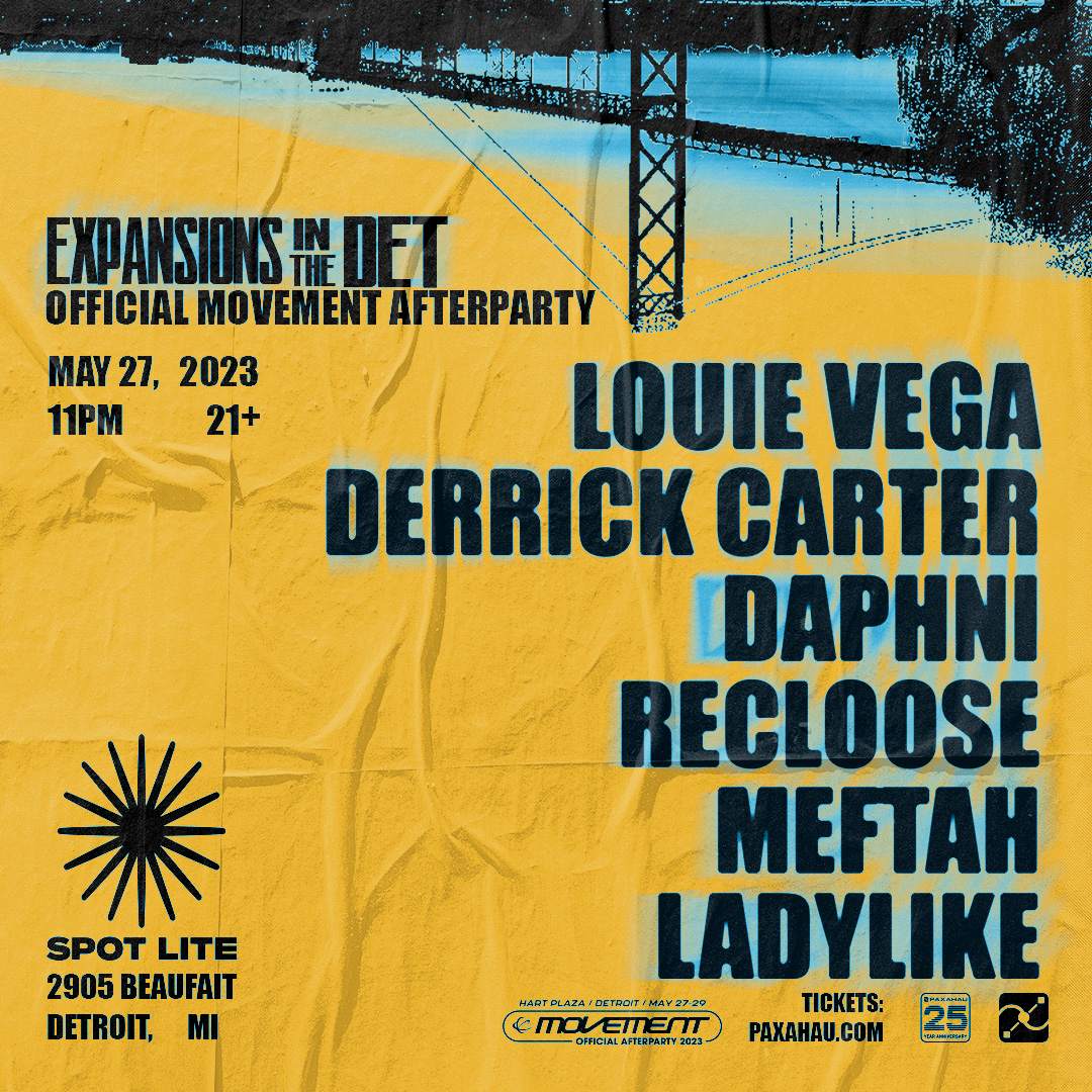 Expansions in the DET Official Movement Afterparty with Louie Vega + more - Página frontal